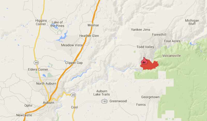 070316 Trailhead Fire -Cal Fire Map